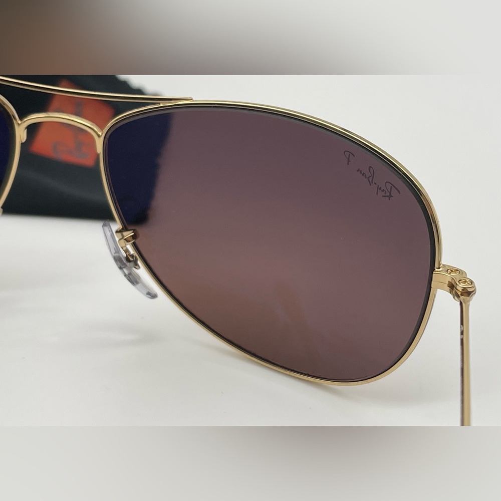 Authentic Ray Ban Aviator Brown Sunglasses - Picture 11 of 15